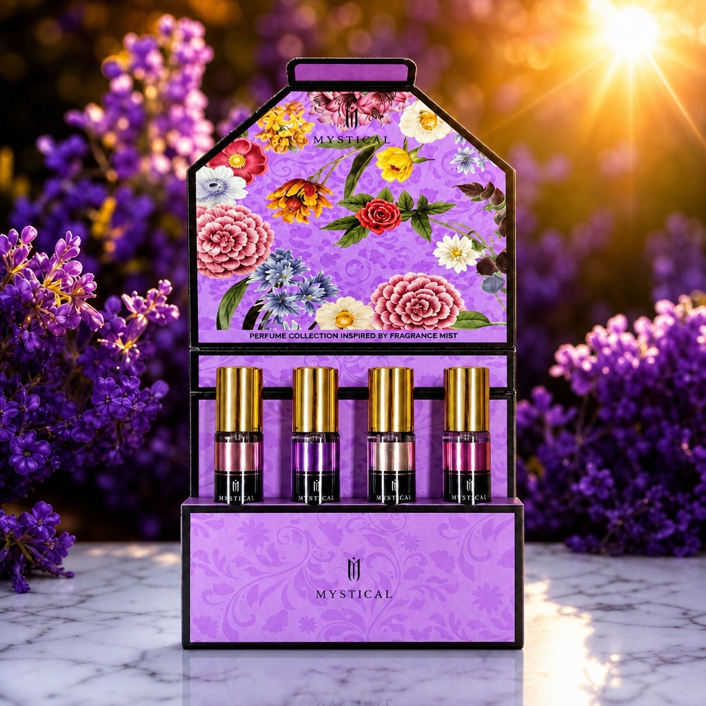 MYSTICAL 4pcs Women's Perfume  - Home Fragrance Gift recension och pris