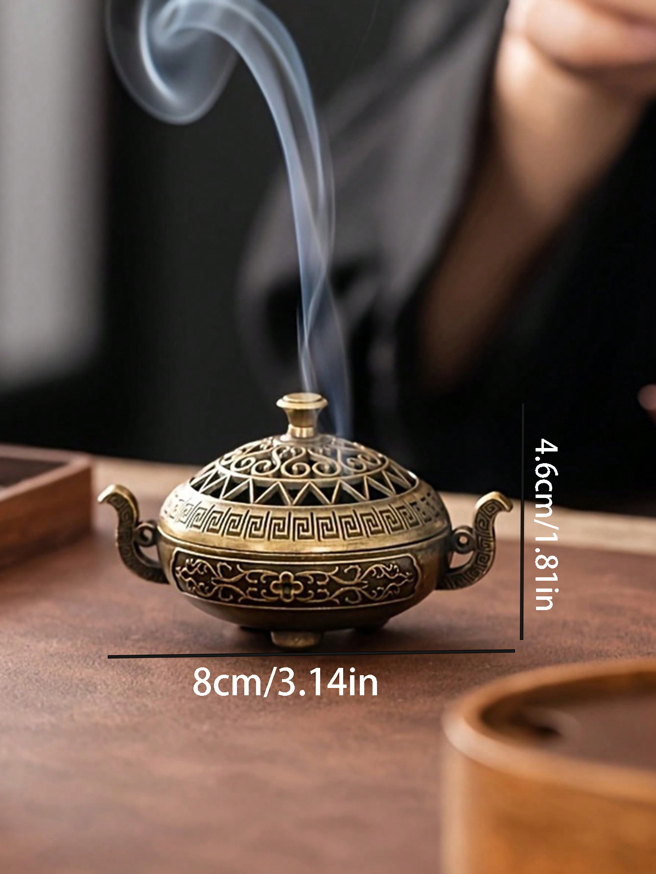 Nepal Style Brass Incense Burn - Home Fragrance Gift recension och pris