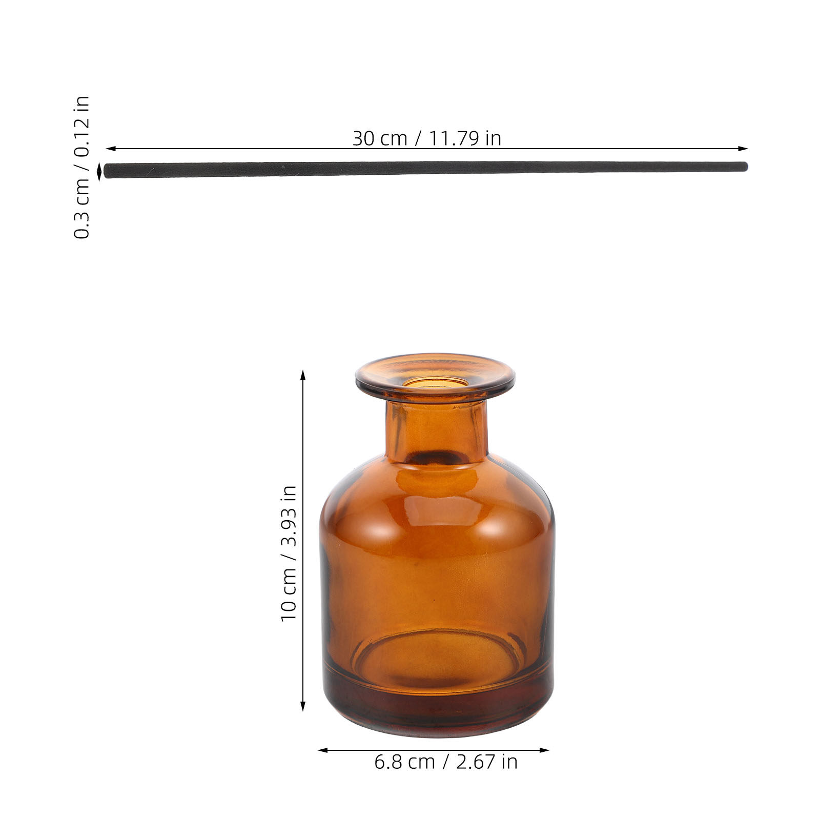 1Set Glass Reed Diffuser Bottl - Home Fragrance Usa recension och pris